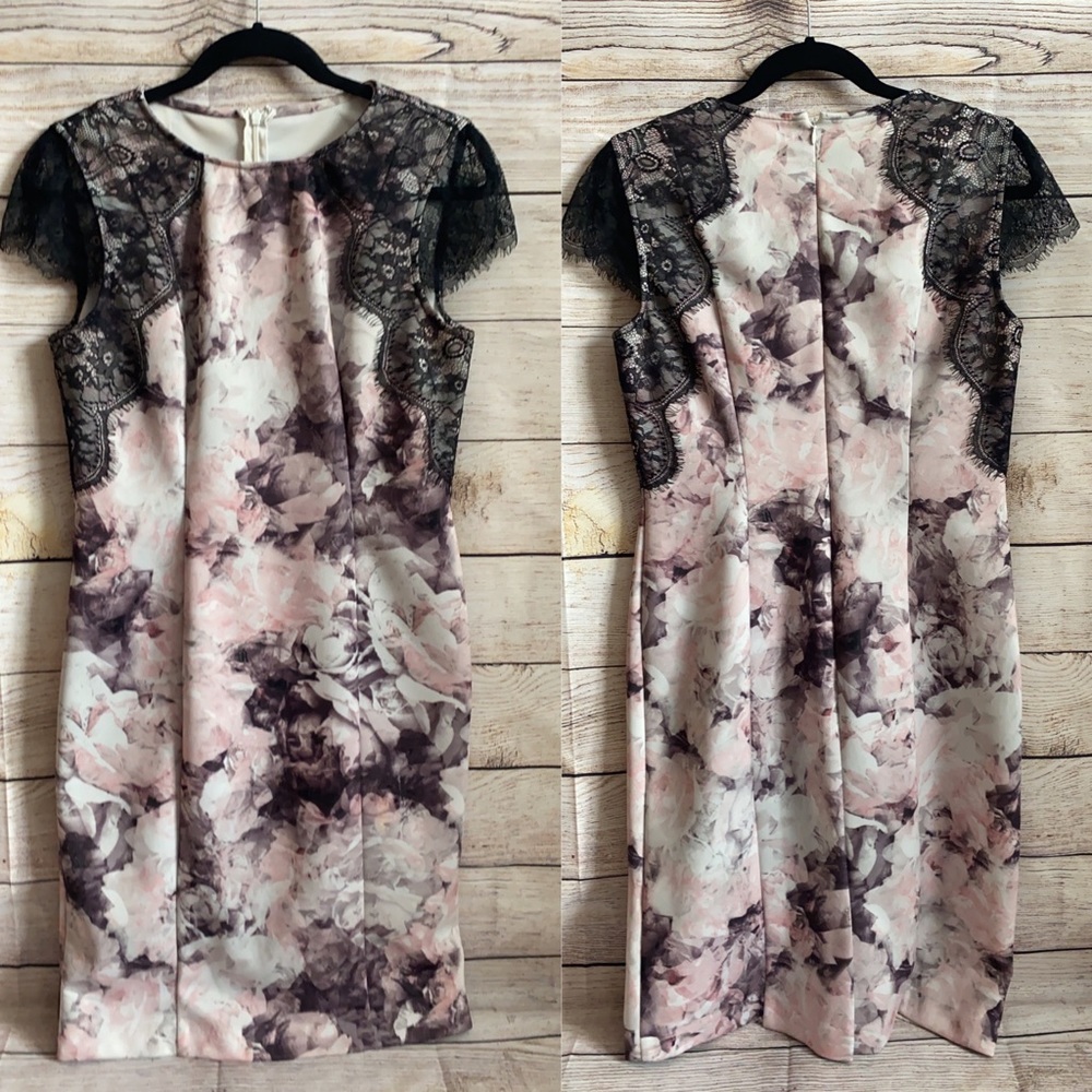 Pink & Black Dress